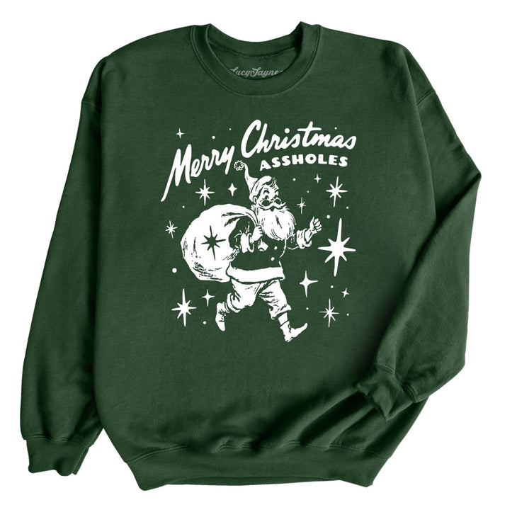 Merry Christmas Assholes Sweatshirt