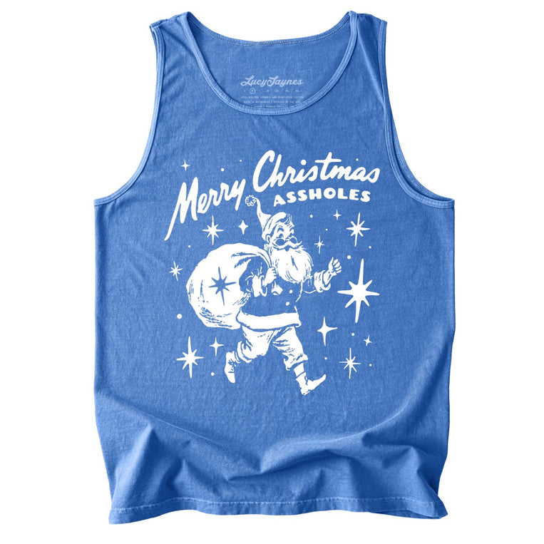 Merry Christmas Assholes - Flo Blue - Tank Top
