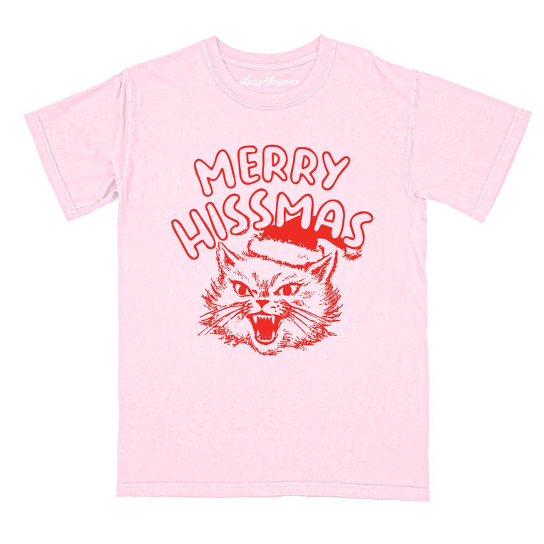 Merry Hissmas - Blossom - Comfort Colors Tee