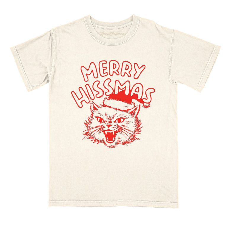 Merry Hissmas - Ivory - Comfort Colors Tee