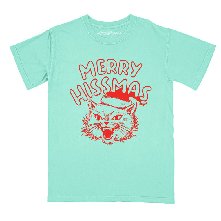 Merry Hissmas - Island Reef - Comfort Colors Tee