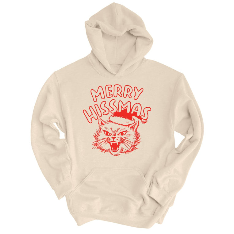 Merry Hissmas - Sand - Unisex Hoodie