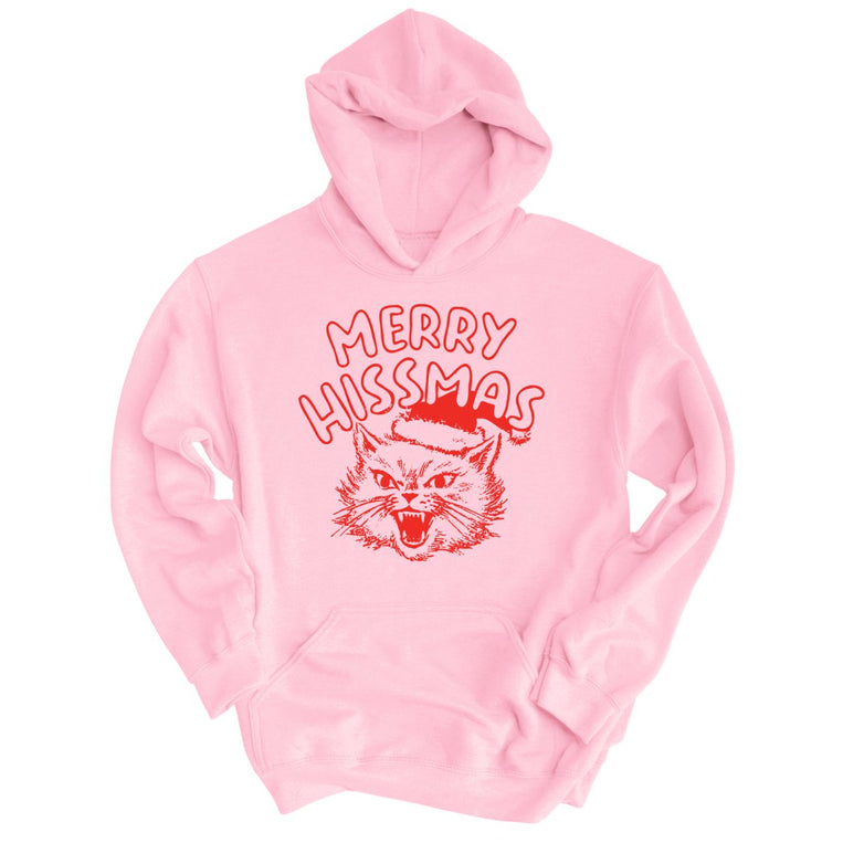 Merry Hissmas - Light Pink - Unisex Hoodie