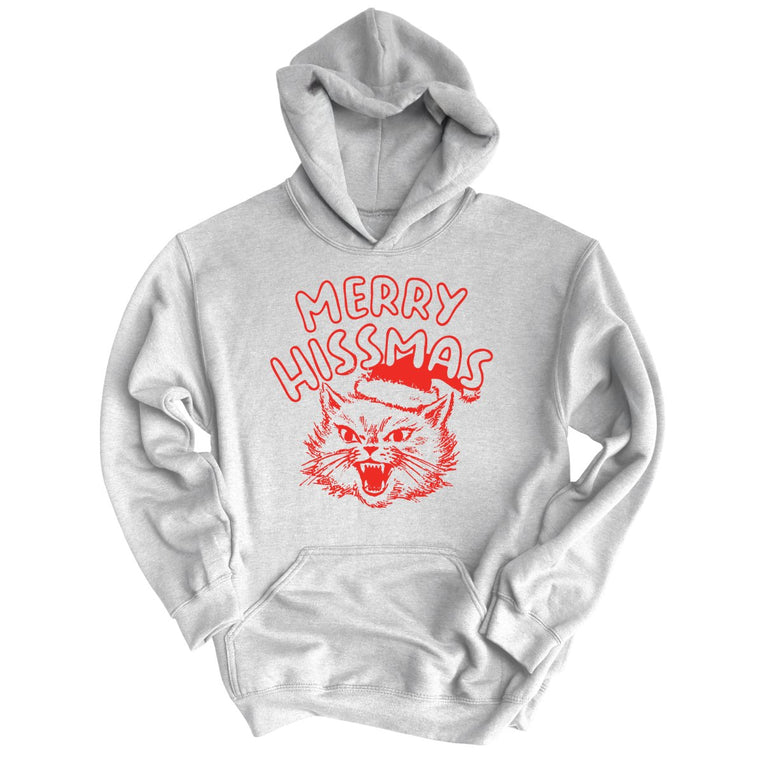 Merry Hissmas - Ash - Unisex Hoodie