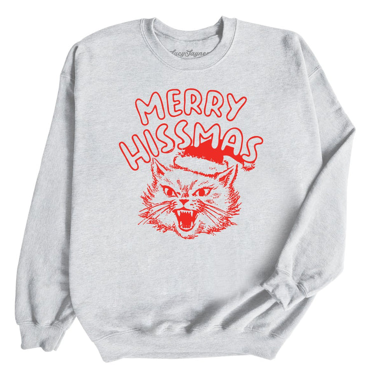 Merry Hissmas - Ash - Unisex Sweatshirt