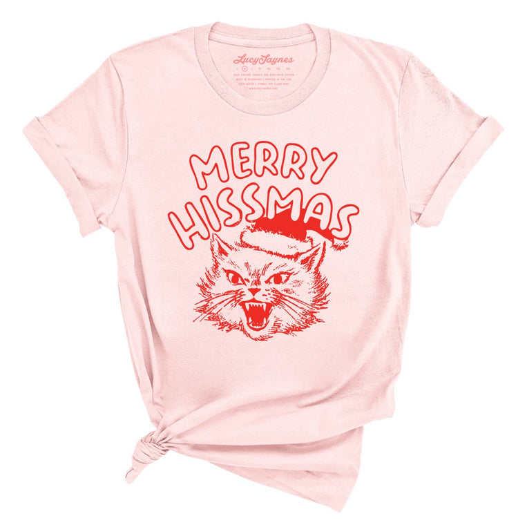 Merry Hissmas - Soft Pink - Unisex T-Shirt