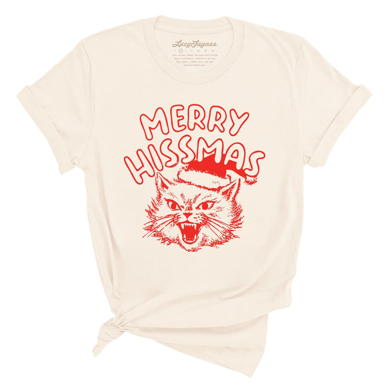 Merry Hissmas - Natural - Unisex T-Shirt