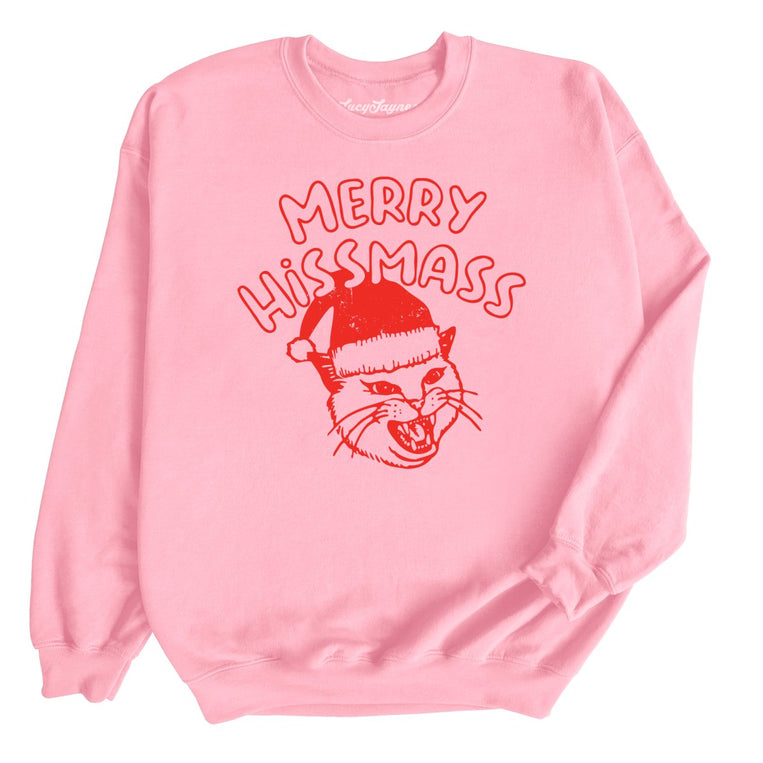 Merry Hissmass - Light Pink - Full Front
