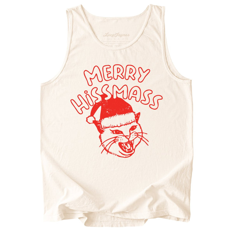 Merry Hissmass Comfort Colors Graphic Tank Top