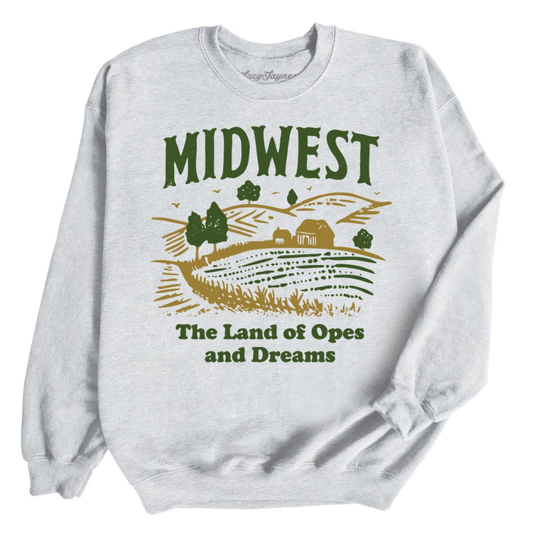 Midwest Land of Opes and Dreams - Ash - Full Front