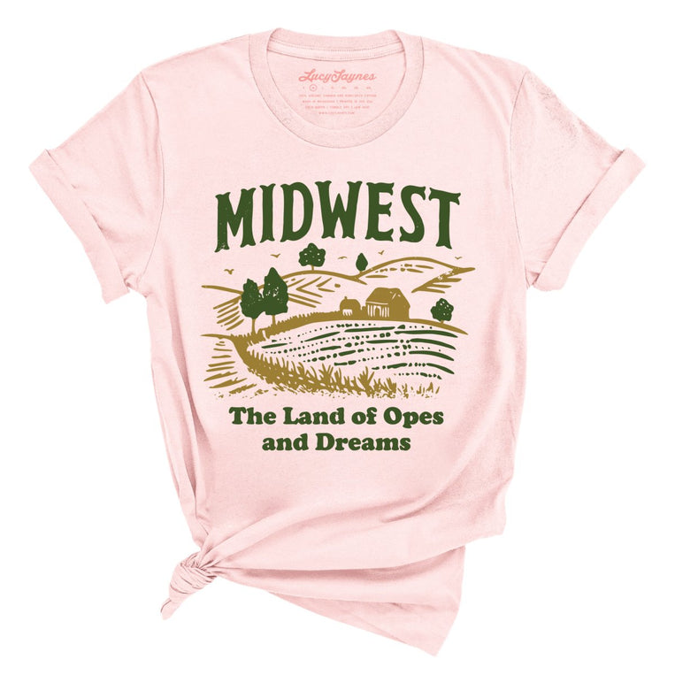 Midwest Land of Opes and Dreams - Soft Pink - Full Front