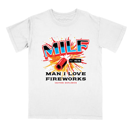 Man I Love Fireworks Comfort Colors Tee