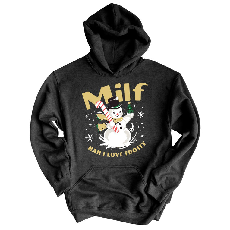 Milf Man I Love Frosty - Charcoal Heather - Full Front