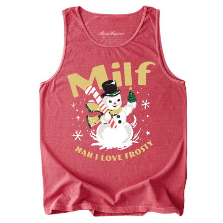 Man I Love Frosty Comfort Colors Tank Top
