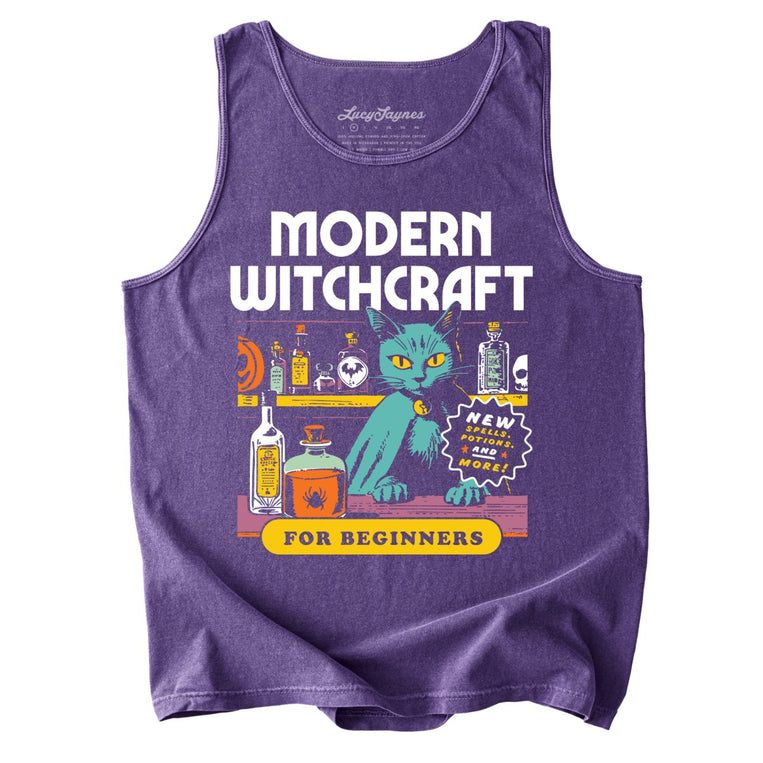 Modern Witchcraft Comfort Colors Graphic Tank Top - Grape