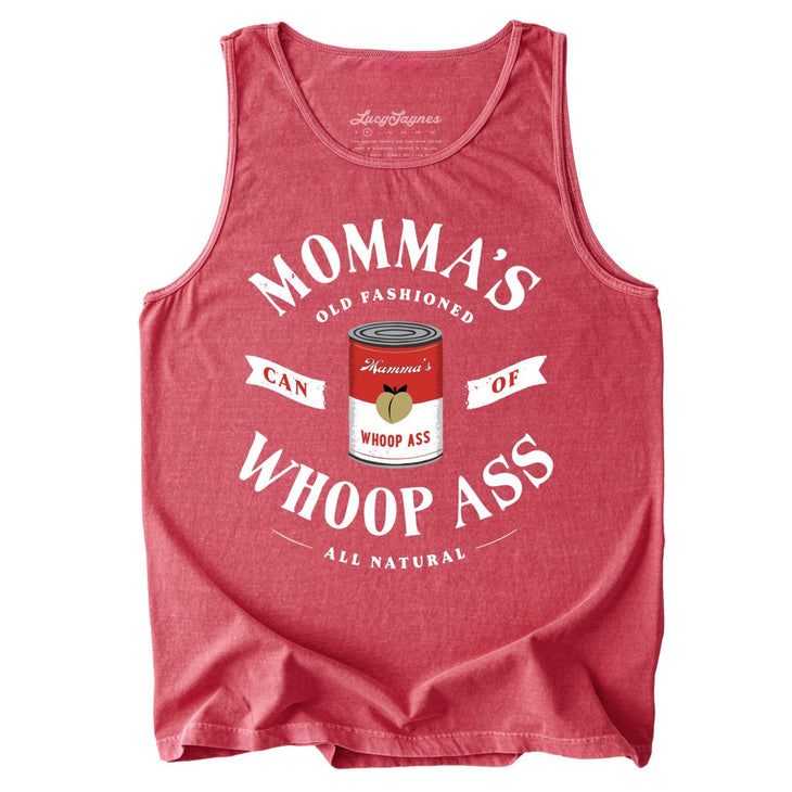Momma's Can Of Whoop Ass Comfort Colors Tank Top
