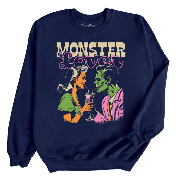 Monster Lover - Navy - Full Front