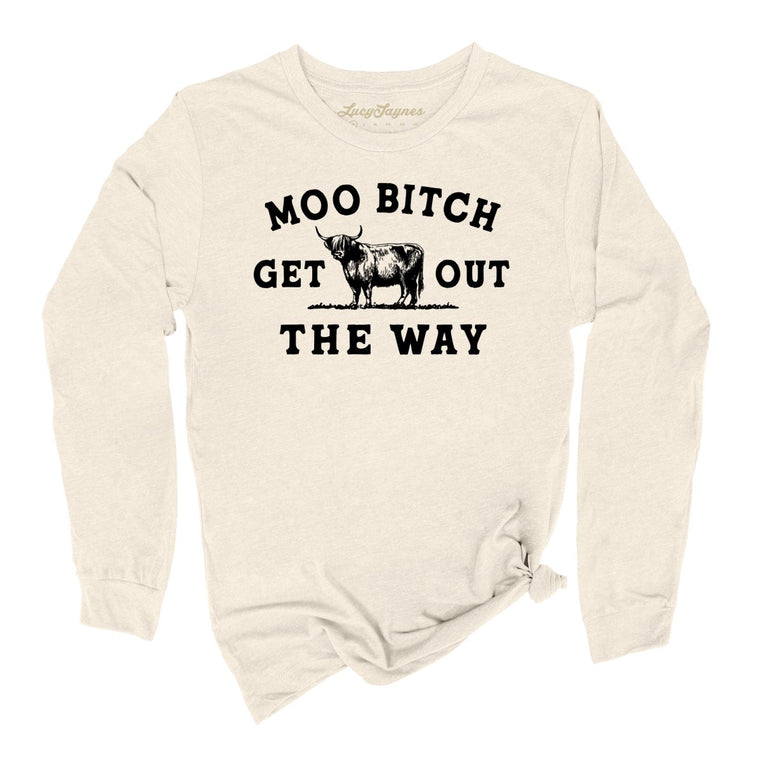 Moo Bitch Get Out The Way - Natural - Full Front