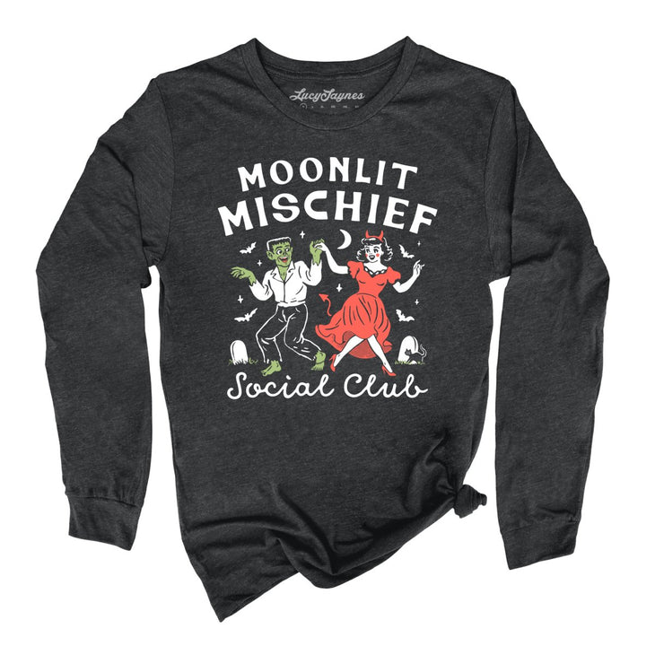 Moonlit Mischief Social Club Long Sleeve Tee