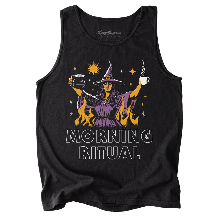 Morning Ritual Comfort Colors Graphic Tank Top