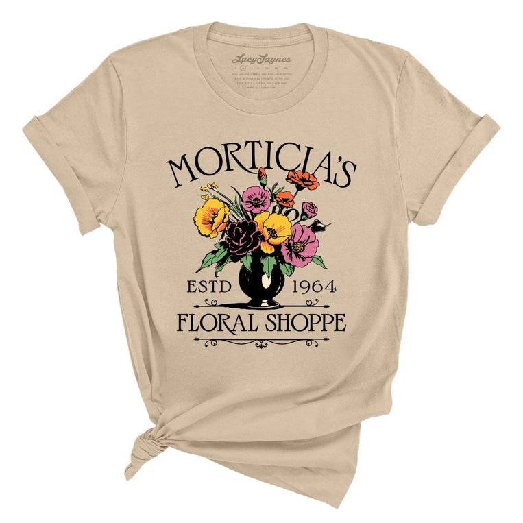 Morticia's Floral Shoppe - Tan - Full Front