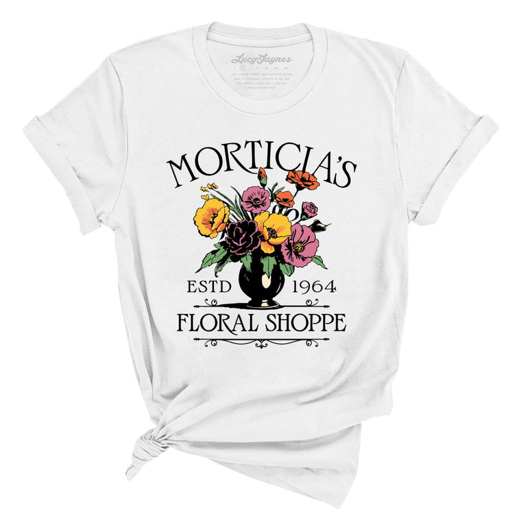 Morticia's Floral Shoppe - White - Full Front