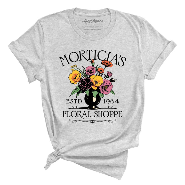 Morticia's Floral Shoppe - Athletic Heather - Full Front