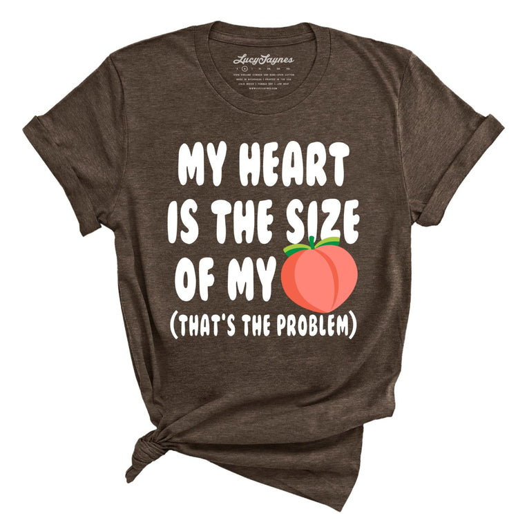 My Heart Is The Size Of My Butt - Heather Brown - Front