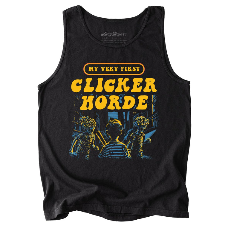 My Very First Clicker Horde Comfort Colors Graphic Tank Top