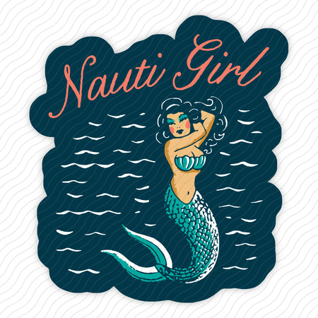 Nauti Girl Sticker
