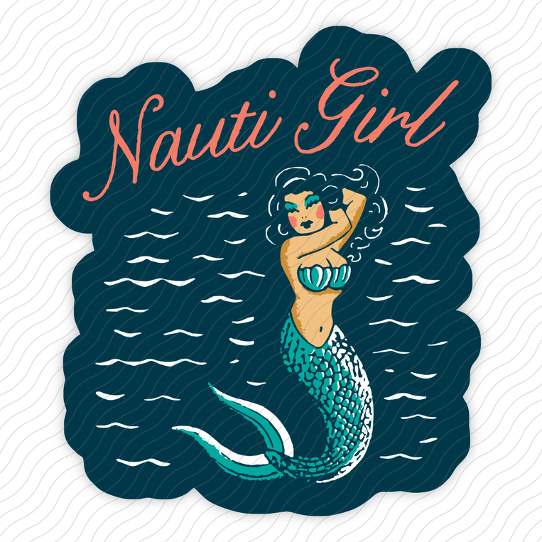 Nauti Girl - Sticker