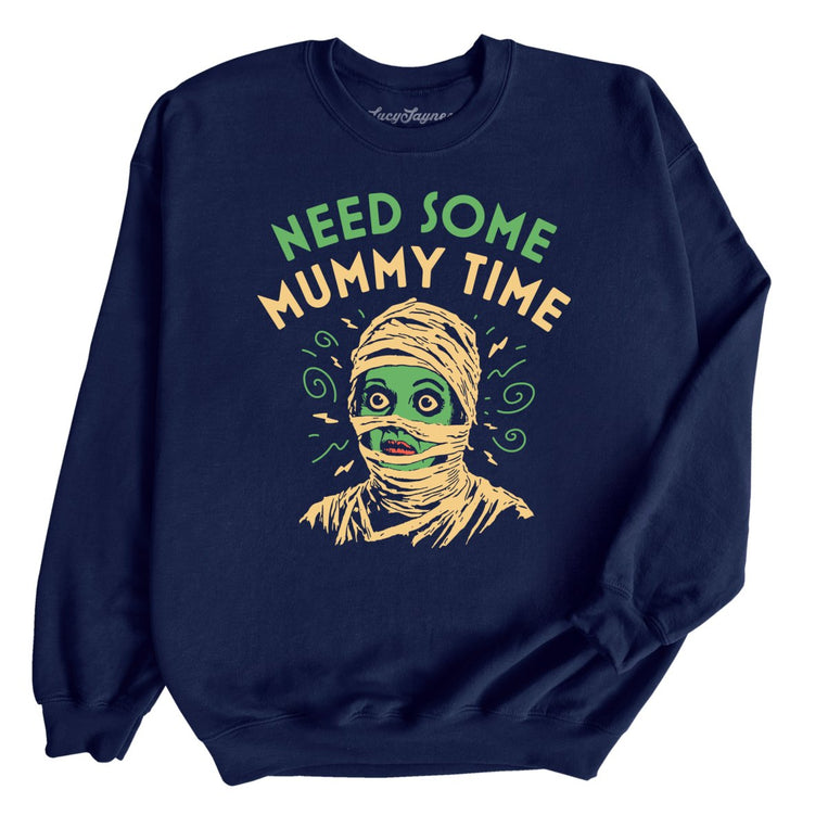 Need Some Mummy Time - Navy - Full Front