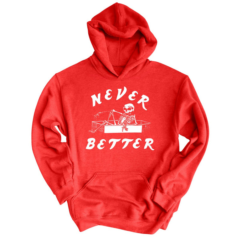 Never Better - Red - Full Front