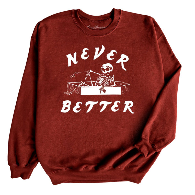 Never Better - Garnet - Full Front