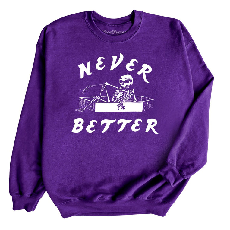 Never Better - Purple - Full Front