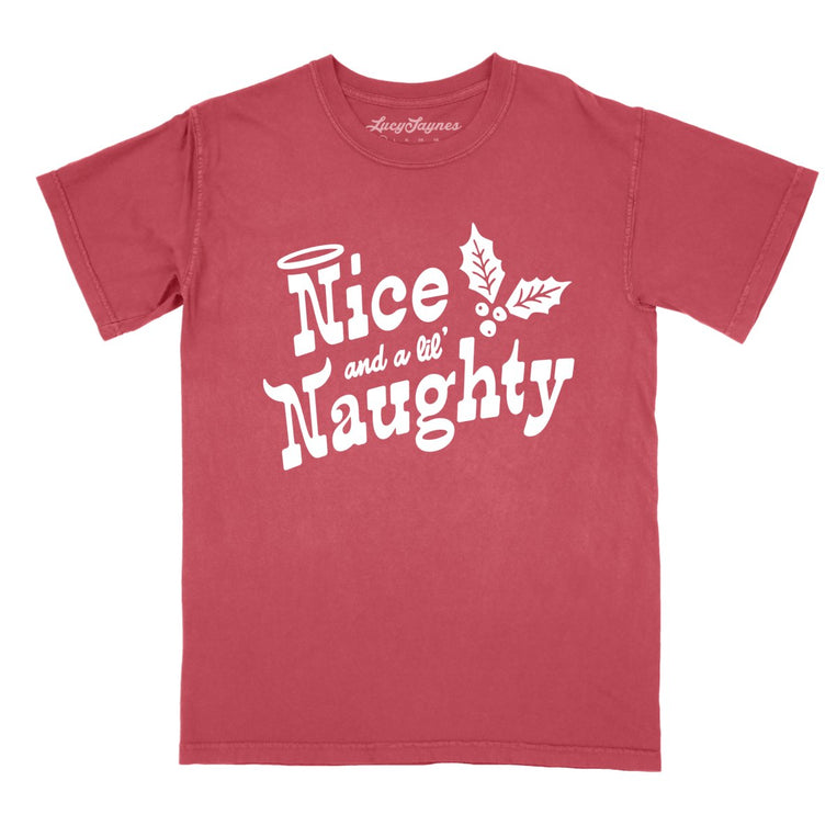 Nice and a Lil' Naughty - Crimson - Front