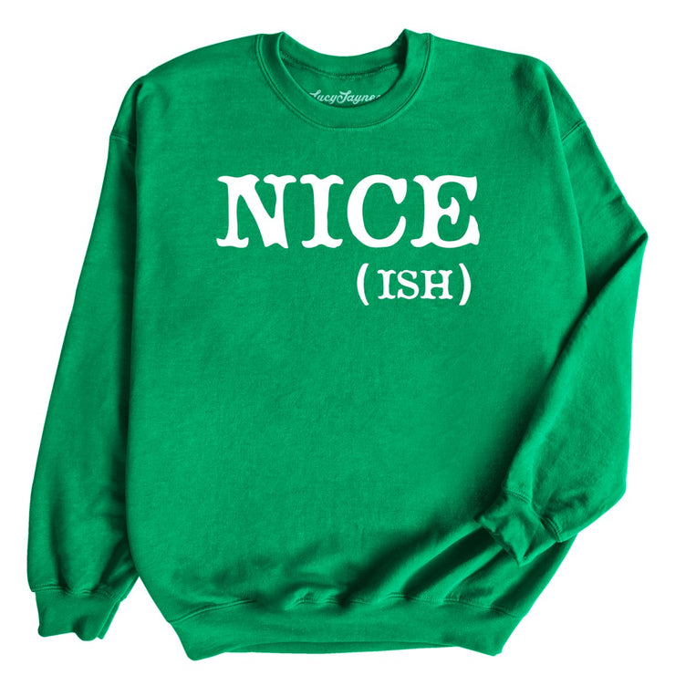 Nice Ish - Irish Green - Full Front