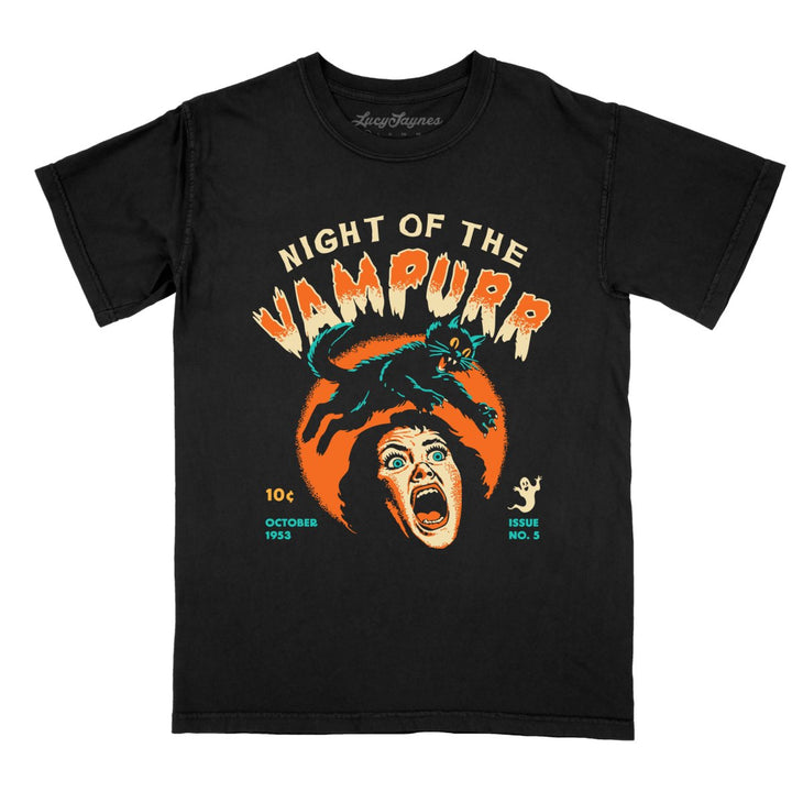 Night Of The Vampurr Comfort Colors Tee