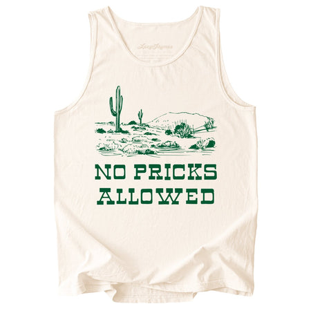 No Pricks Allowed Comfort Colors Tank Top