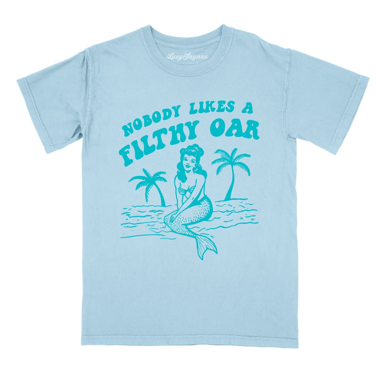 Nobody Likes A Filthy Oar - Chambray - Full Front