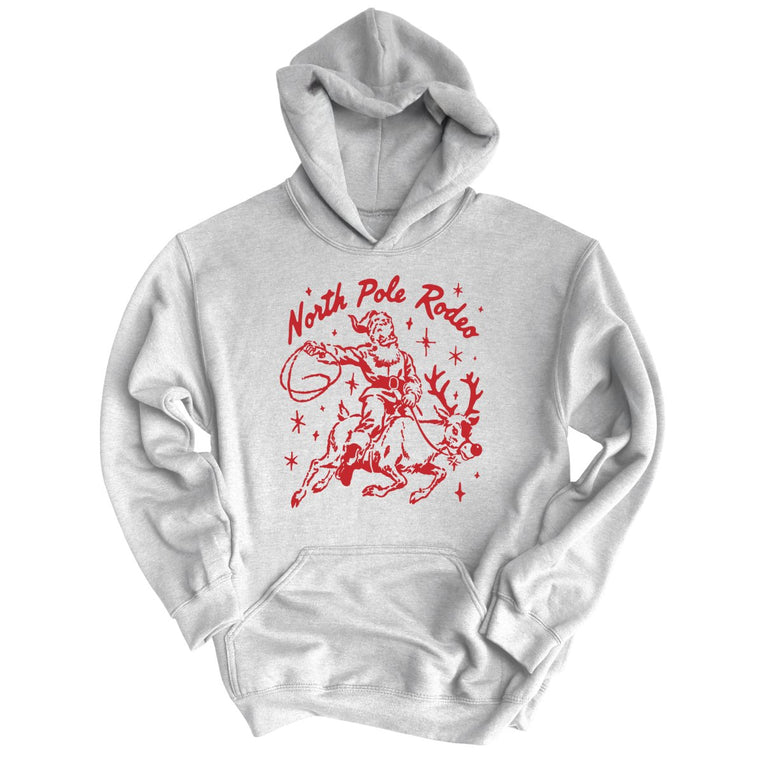 North Pole Rodeo - Ash - Unisex Hoodie