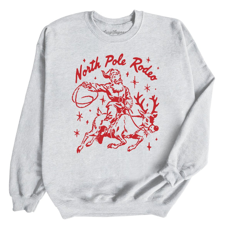 North Pole Rodeo - Ash - Unisex Sweatshirt