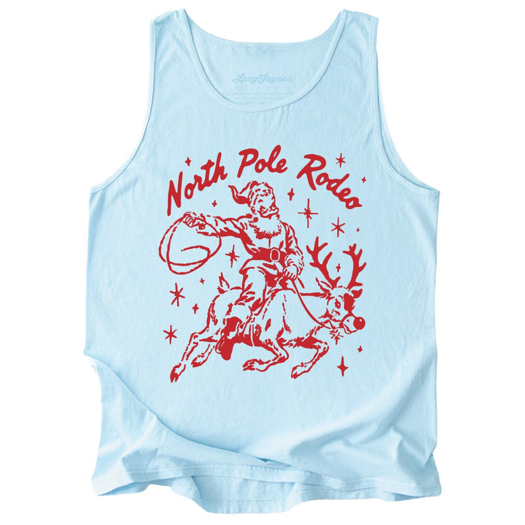 North Pole Rodeo - Chambray - Tank Top