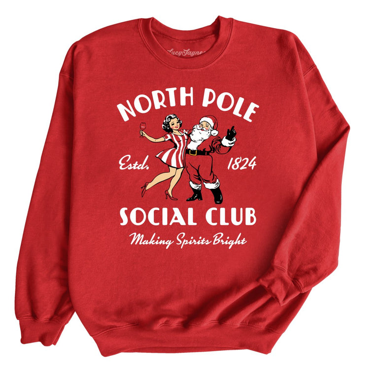 North Pole Social Club - Red - Front