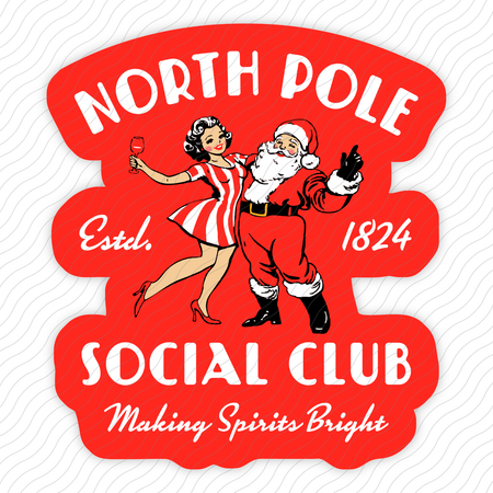 North Pole Social Club Sticker