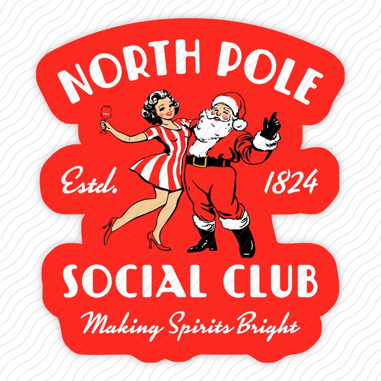 North Pole Social Club - Sticker
