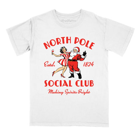 North Pole Social Club Comfort Colors Tee