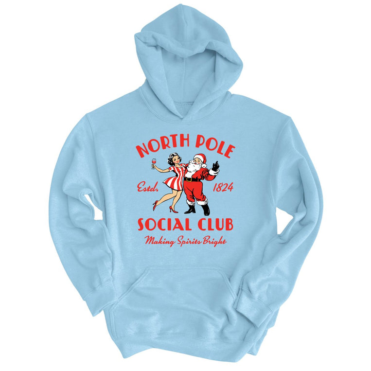 North Pole Social Club - Light Blue - Front