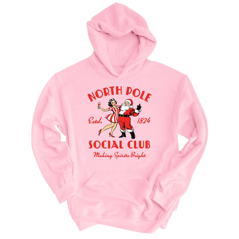 North Pole Social Club - Light Pink - Front