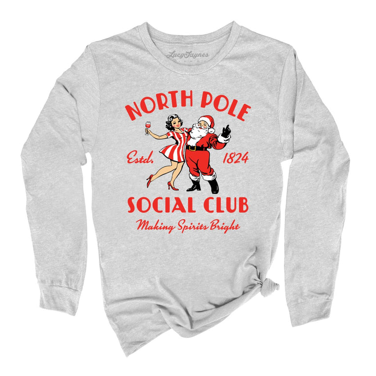 North Pole Social Club - Athletic Heather - Front